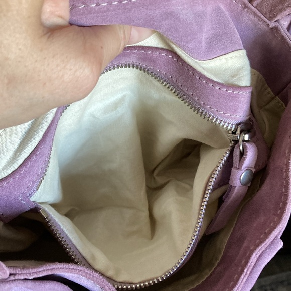 3.1 Phillip Lim Lavender Genuine Suede Studded Handbag - Picture 13 of 15